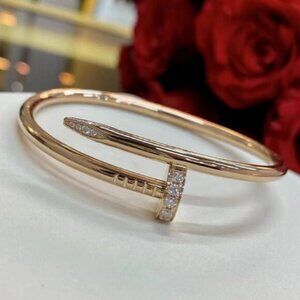 Cartier Rose Gold Nail Bracelet